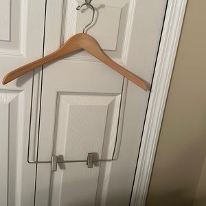 Wooden hanger for top/bottom